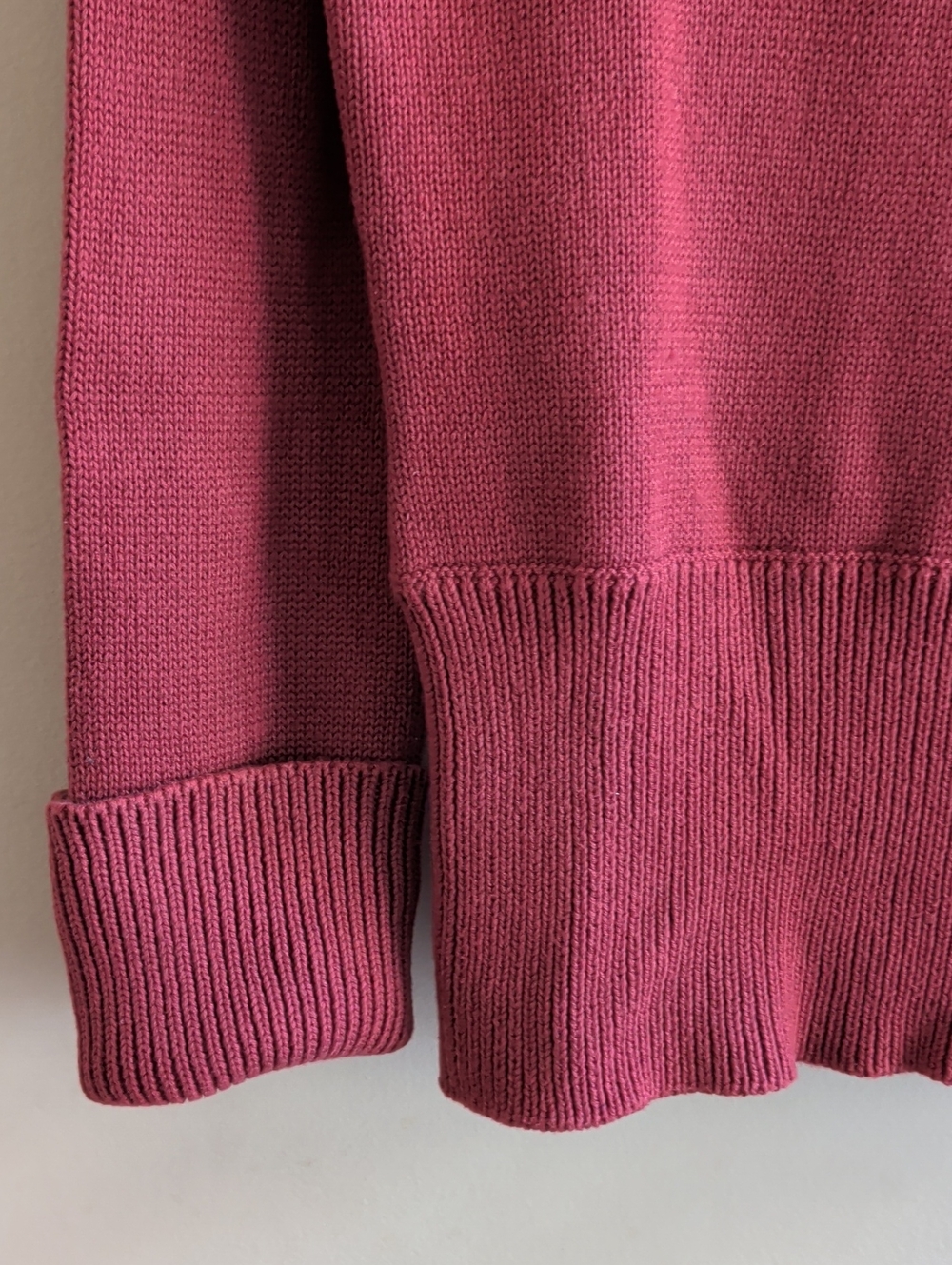 Club Monaco Cotton Knit Cowl Neck Sweater - Dusty Rose - Picture 4 of 10